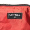 CHANEL Old travel line Pet Bag Bag Dog Doggie Shoulder Bag Nylon Black