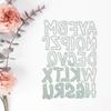 Вырубные штампы Буквы Алфавит Вырубки для тиснения Шаблон для Изготовления Подарочных Открыток для Детей Скрапбукинг DIY Альбом Поделки