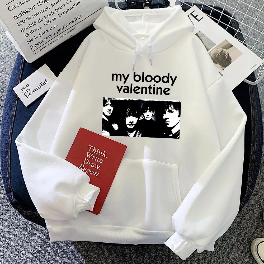 Худи Rock Band My Bloody Valentine Женская одежда Толстовки Мягкие толстовки с капюшоном Одежда с длинным рукавом