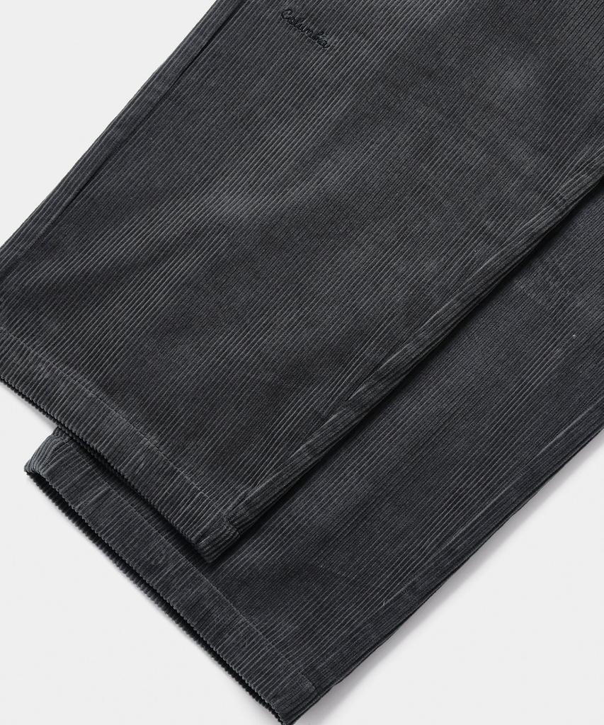 COLUMBIA UNIVERSITY Sl-Label Belted All-Round Corduroy Pants Charcoal