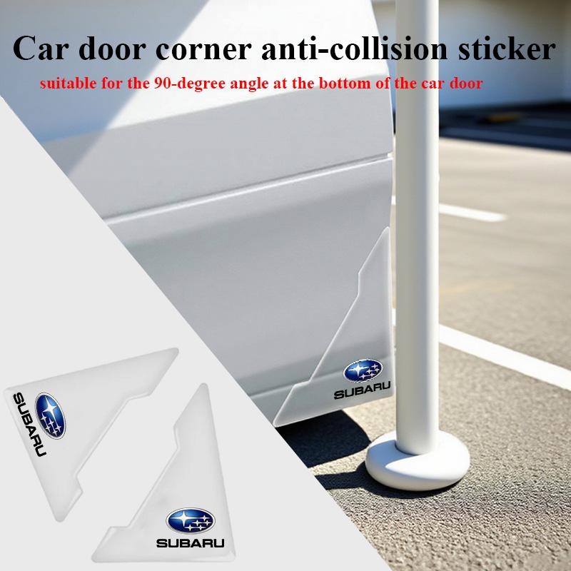 Anti-collision and anti-scratch stickers for car door corners For Subaru Forester impreza Outback Legacy Tribecacar WRC XV Car riu9