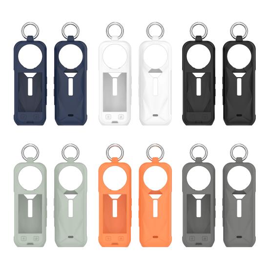 Силиконовый защитный чехол для Insta360 X5 Портативный противоударный протектор для экшн-камеры Чехол-накладка Рамка с металлическим кольцом Аксессуары для спортивной камеры