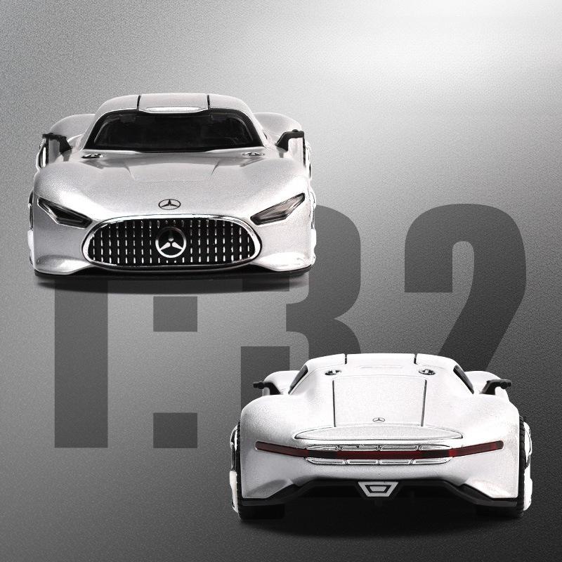 Симуляция 1/32 Benzs GT Сплав Супер Спорткар Модель со Звуком Светом Коллекция Миниатюрная Машина Литой Игрушечный Транспорт Подарок для Мальчика