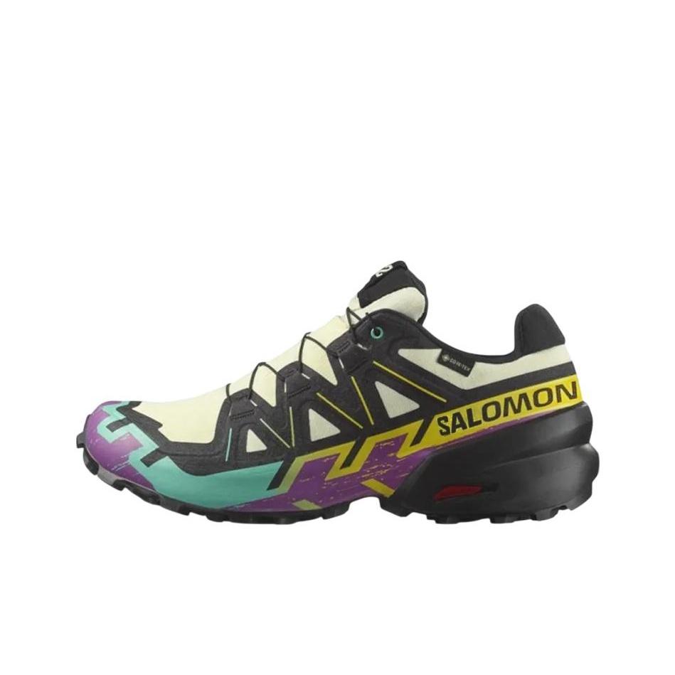 SALOMON Speedcross 6 Gore-Tex Универсальные Удобные Беговые Кроссовки Мужские Кеды Белый Черный Фиолетовый L47879800
