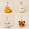 Knock On The Wooden Fish Plush Keychain With Soft Polyester Filling For Gift And Decoration