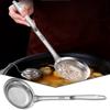 Fine Mesh Strainer for Oil Filter Skimming Grease Foam Premium Skimmer Spoon Fine Mesh Strainer
