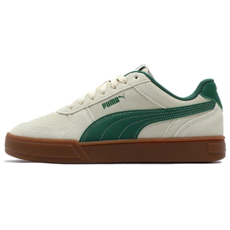 Puma Кеды Caven Унисекс Низкие для скейтбординга Бежево-зеленые 391939-07