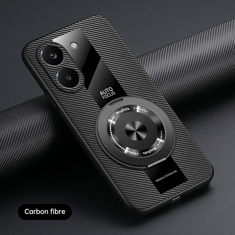 Роскошный деловой чехол из ПУ кожи для Xiaomi POCO X8 Pro Max X7 F8 Ultra F7 Note 15 Pro Plus, с магнитным держателем, противоударная задняя крышка
