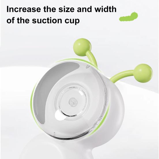 Интерактивная игрушка-гусеница Yousheng, перезаряжаемая, активируемая движением, игрушка-крот с присоской, автоматическая пушистая дразнилка для кошек с 2 хвостами