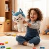 Soft Material HuskyLang Stuffed Doll Adorable Style Stuffed Animal Pillow  Birthday Gift