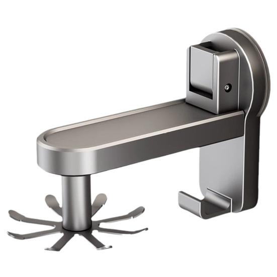 Присоска держатель для посуды прочный несущий простой монтаж настенный кухонный вращающийся на 360 градусов