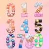 91.5CM Balloon Number Box Numbers 0-9 Marquee Balloon Frame Room Decoration 3D Standee  Baby Shower
