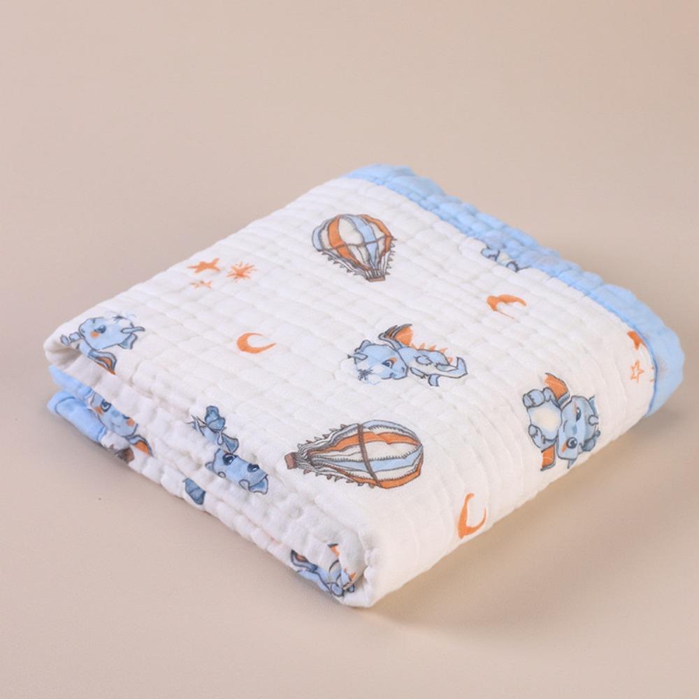 Baby Pure Cotton Class A Soft and Breathable Six-layer Integrated Children's Bath Towel Kindergarten Small Quilt