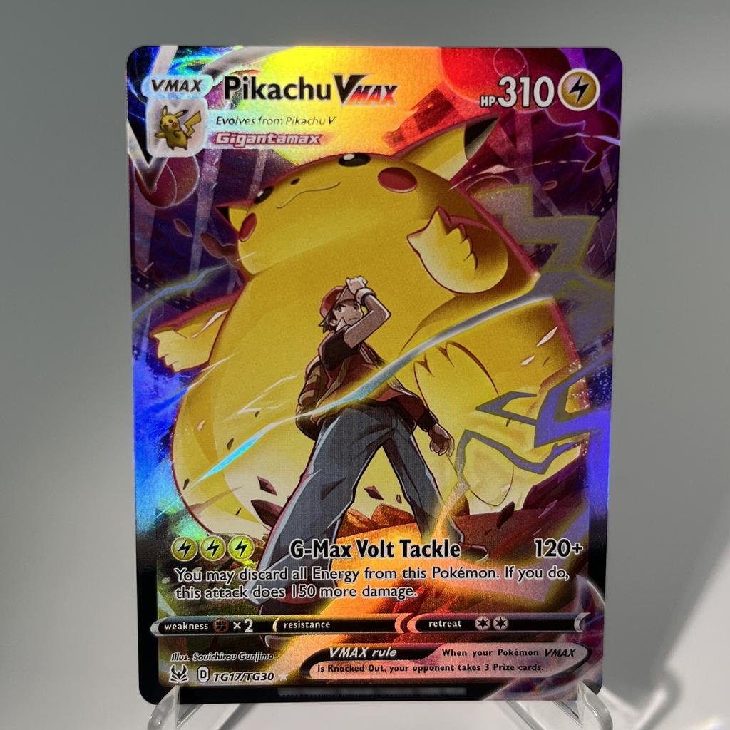 Silver Tempest PKM Cards PTCG6-C GX Rainbow Lugia Rayquaza Lugia VMAX Rare Collection Battle Toys Gifts for Hobbies