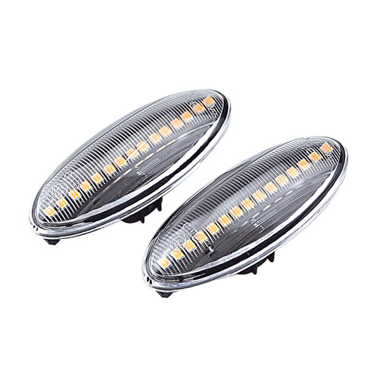 1 Pair LED Car Dynamic Side Marker Blinker Light For Toyota Yaris COROLLA Auris Mk1 E15 RAV4 Mk3 Etios Scroll Turn Signal Lamp