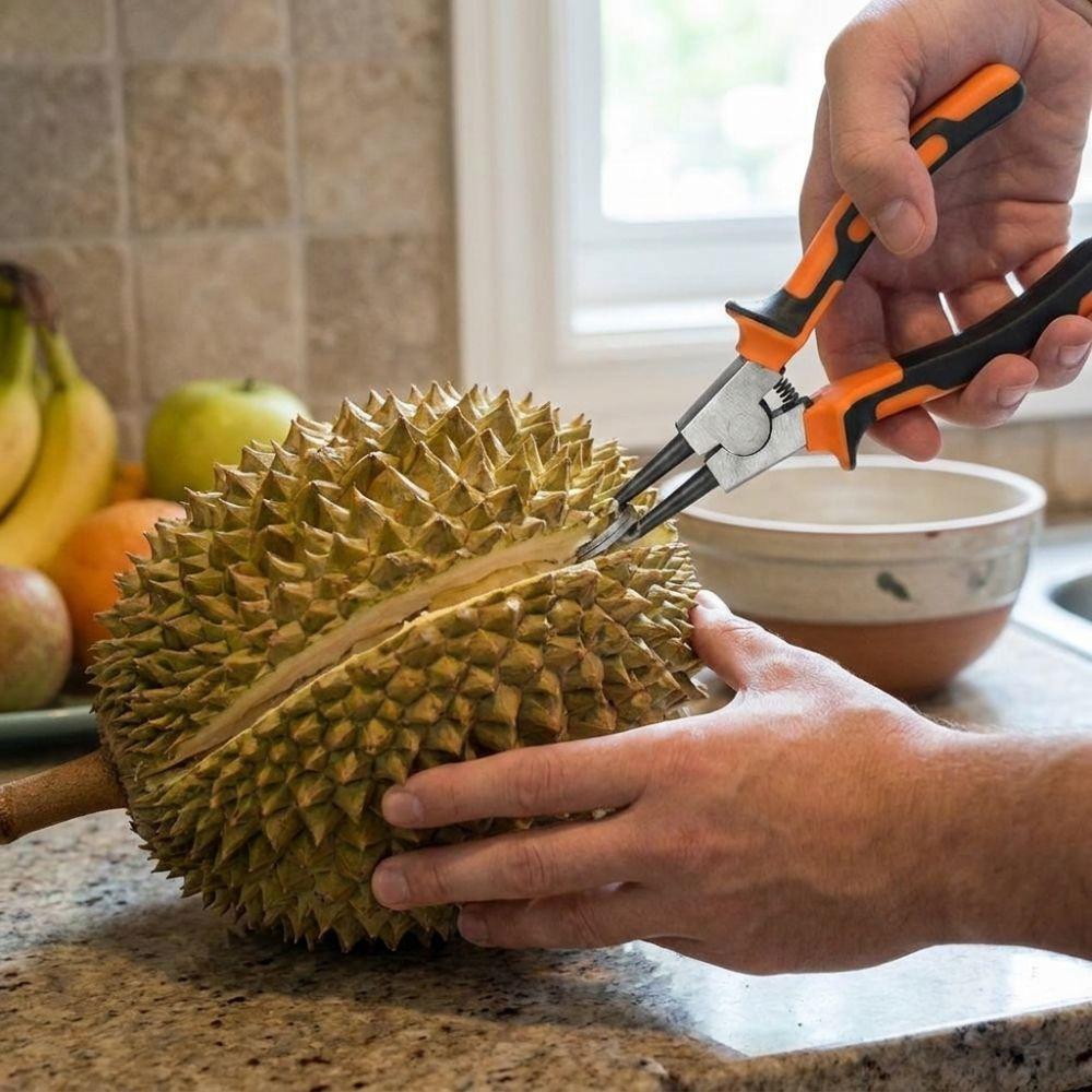 Labor-saving Durian Cracker Anti-slip Handle Durian Shell Pliers Watermelon Opener Party