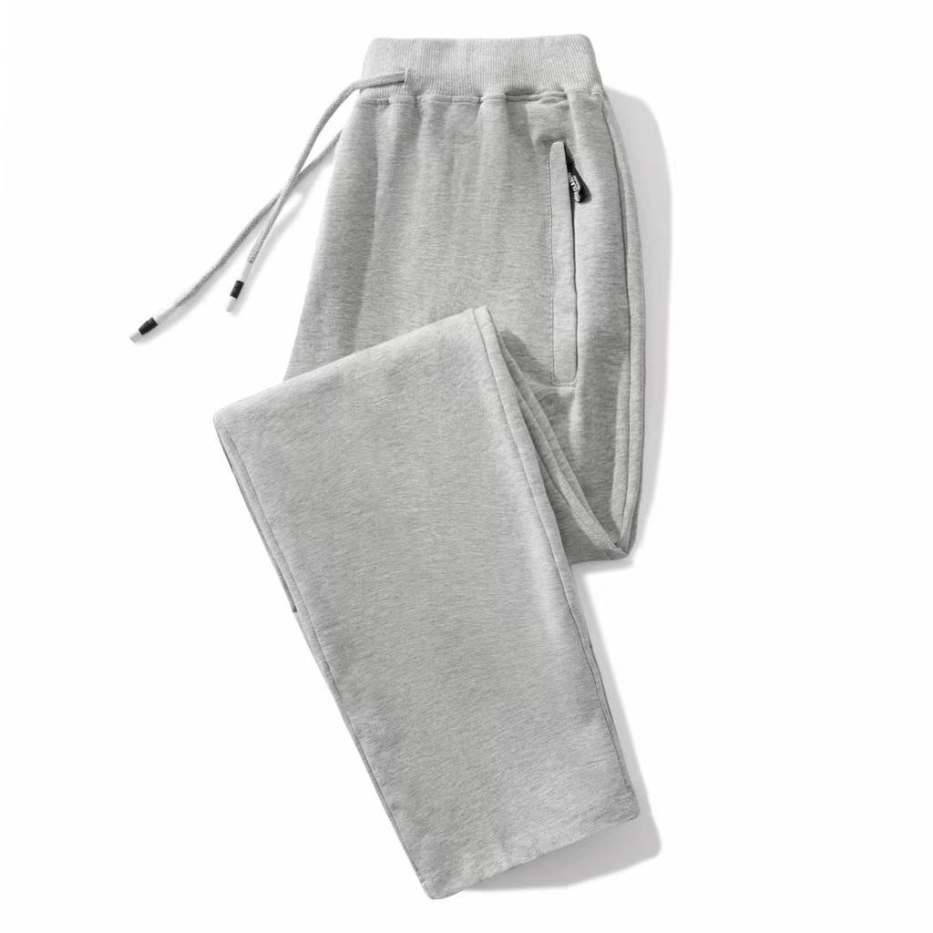 Повседневные брюки мужские осенне-зимние новые флисовые утолщенные с завязками, карманами на молнии, большого размера, свободные, повседневные спортивные штаны