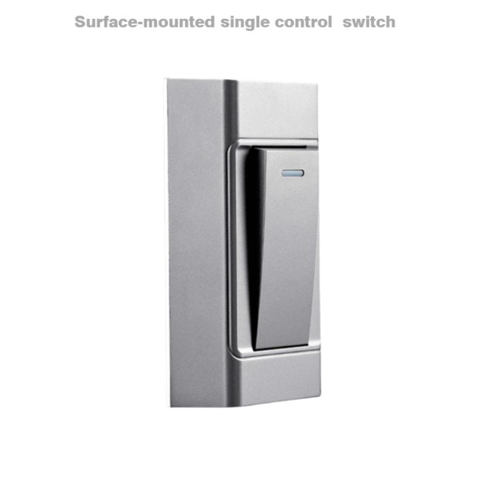 New 1 Gang 1 Way Surface-mounted Control Switch 110~250V Hand-pinched Mini Switch 2 Gang 2 Way Small Switch Bedside