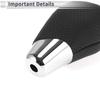 RATCHROLL Automatic Gear Shift Knob for Toyota Alphard 200 Series Plastic Faux Leather Automotive Gearbox Stick Shifter Lever Black Silver Tone