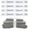 Band King/Queen/Full/Twin Printing Bed Sheet Organizer Bands Quilt Blanket Storage Straps Label