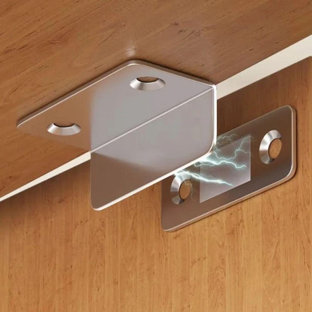 Strong Magnetic Force Magnetic Door Catch Stable Design Punch-Free Catch Home Use