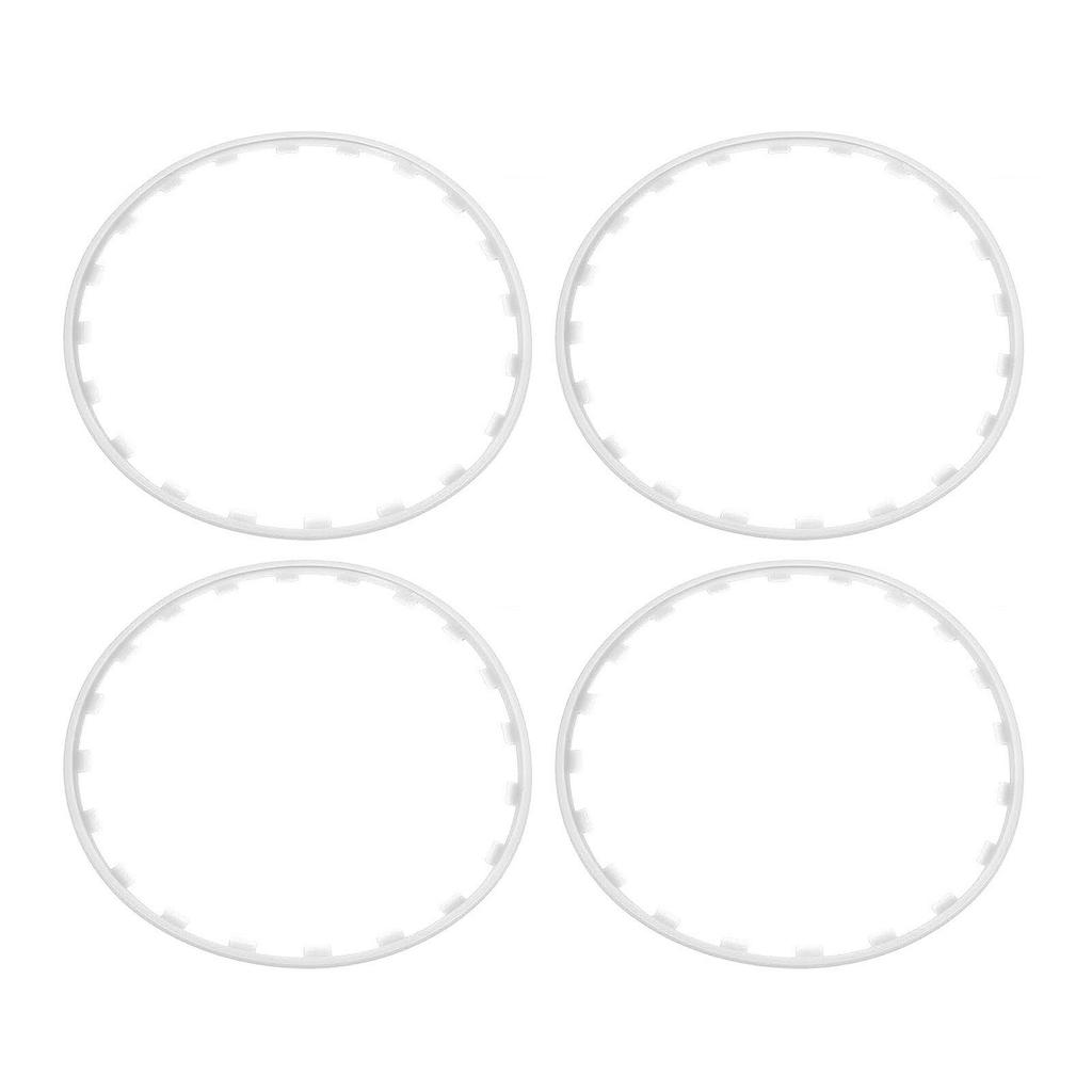 4 шт. 20-дюймовое защитное кольцо для колесного диска, отделка краев колеса, аксессуары для украшения шин, замена для Tesla Model Y, красный