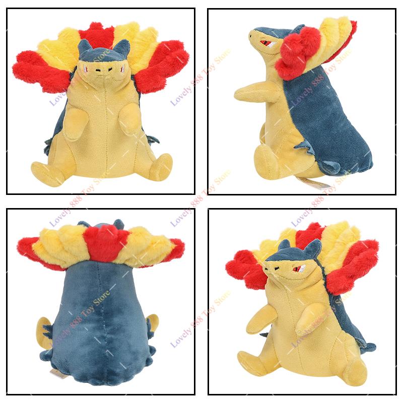 Плюшевые игрушки Lucario Игрушки Аниме Garchomp Riolu Блестящий Mimikyu Porygon Bidoof Ninetales Мягкая набивная игрушка Плюшевые Подарки