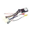 16 Pin Audio Wiring Harness Adapter w/Canbus Box For Mitsubishi Pajero Outlander