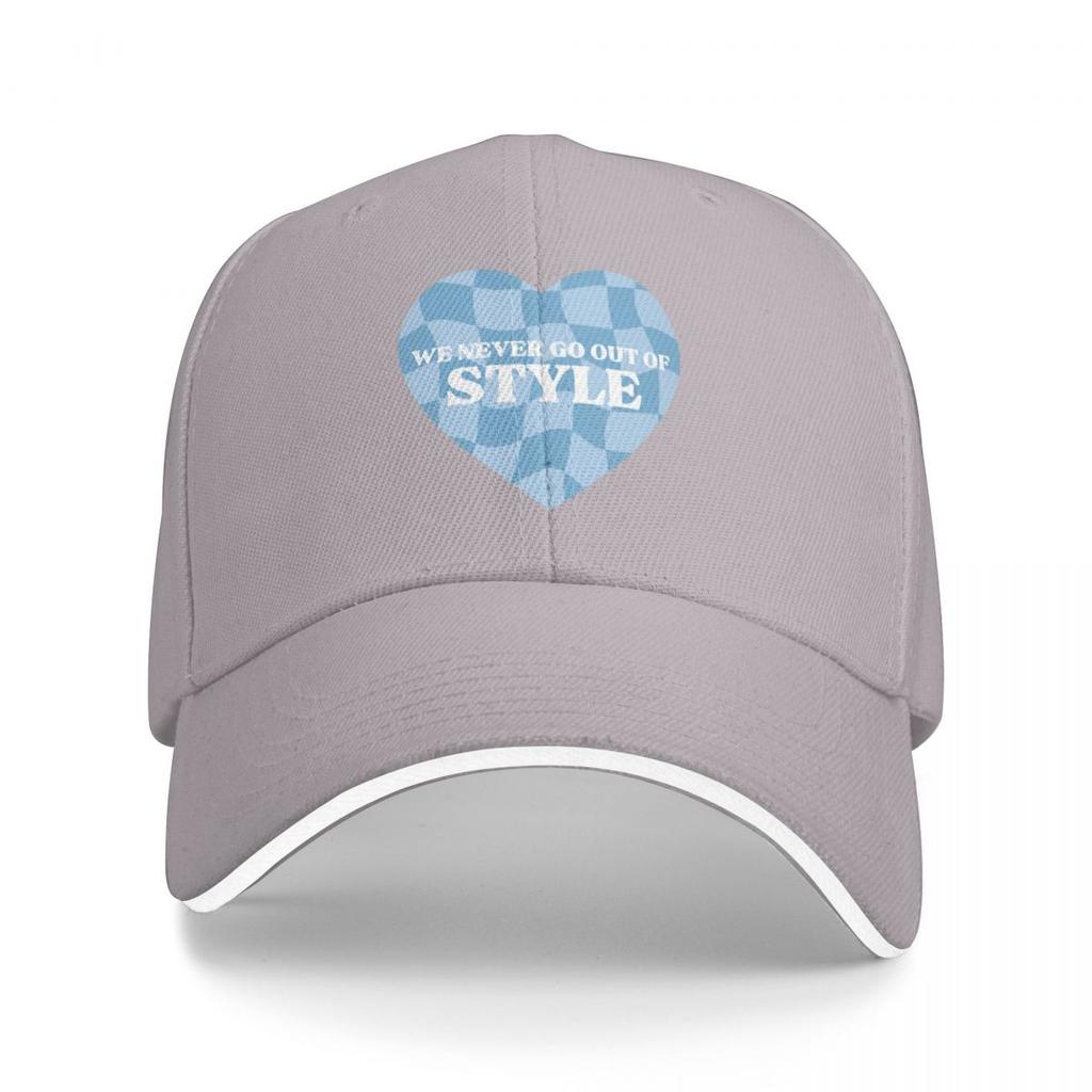 Style Retro Blue Heart Baseball Cap Luxury Snapback Vintage Gentleman Hat S Male Womens