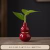 Chinese Style Wealth Attracting Gourd Ornament Dried Flower Arrangement Hydroponic Vase Ceramic Desktop Decoration Crafts