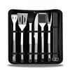 BBQ Tool Set, Portable Oxford Bag, Grilling Utensils, Stainless Steel Grill, Spatula Brush, Outdoor Barbecue Accessories