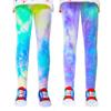 Fluorescent Pants Kids Colorful Color Printing Leggings For Girls Trousers Baby Girls Soft Elastic Skinny Pants