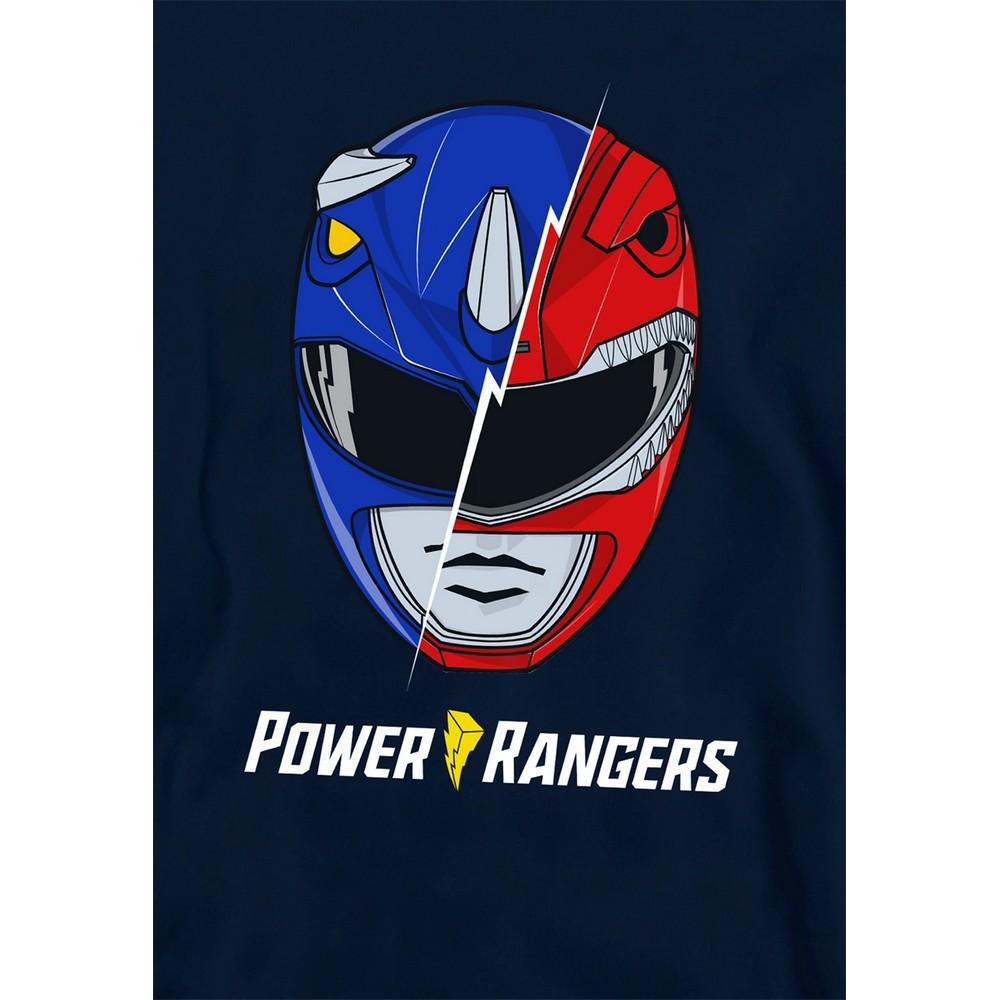 Power Rangers Childrens/Kids Spliced Head Pullover Hoodie