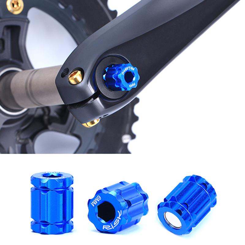 Crank Installation Tool with Wrench Remove Install Crank Arm Adjustment Cap for Shimano HollowTech XT Bike Repair Tools