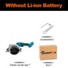 110V/220V 588VF Cordless Electric Circular Saw 125mm Brushless Adjustable Woodworking Tools Wood Cutting Sawing Machine for Makita 18V Battery