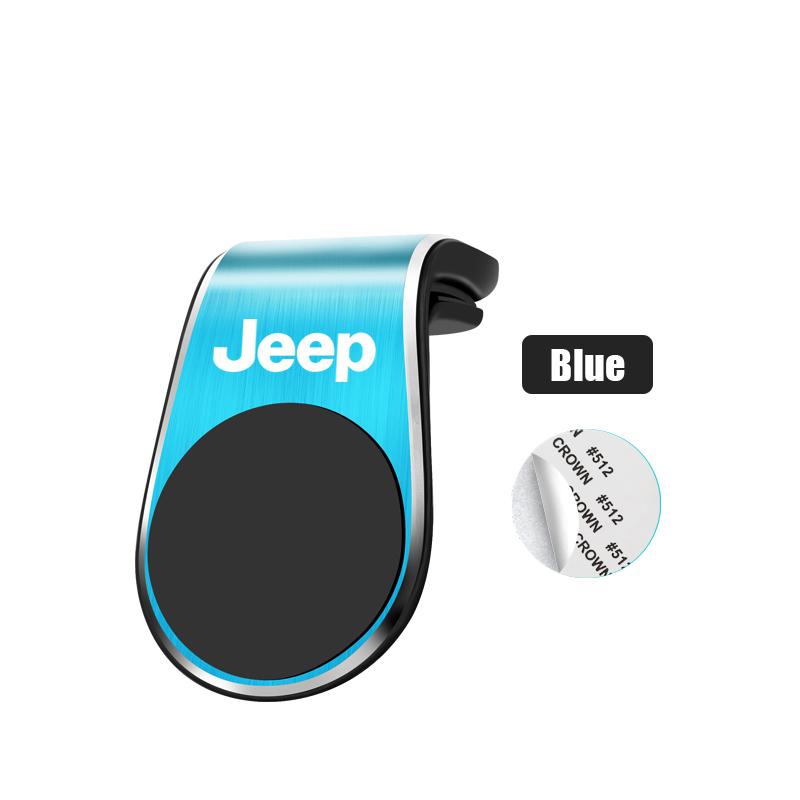 Magnetic Car Phone Holder Mobile Mount Smartphone Gps Support Stand For Jeep Grand Cherokee Wrangler JK Gladiator Compass Renega