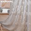 1 шт. NAPEARL, современная модная прозрачная занавеска с узором ветвей, тюль для гостиной, окна, кухни, занавеска