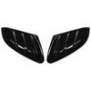 2x Для Honda Civic Hatchback 2016-20 Накладка на боковое зеркало заднего вида, накладка-молдинг, глянцевый черный