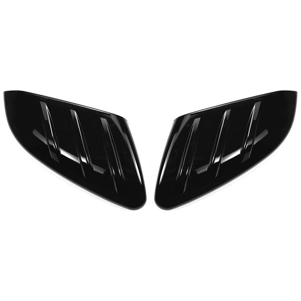 2x Для Honda Civic Hatchback 2016-20 Накладка на боковое зеркало заднего вида, накладка-молдинг, глянцевый черный