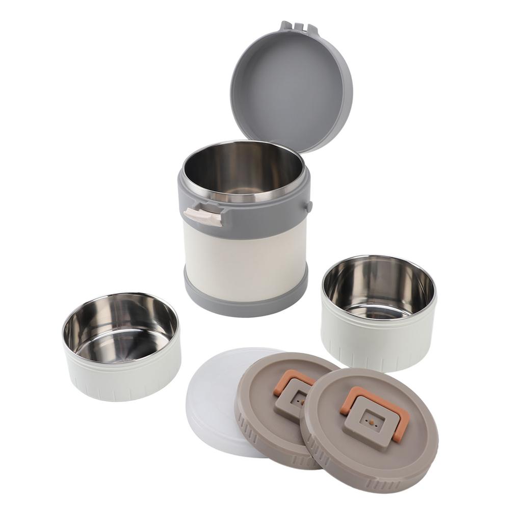 Профессиональный термос для еды 1,4 л, 304 нержавеющая сталь, двойные стенки, герметичный, вакуумный