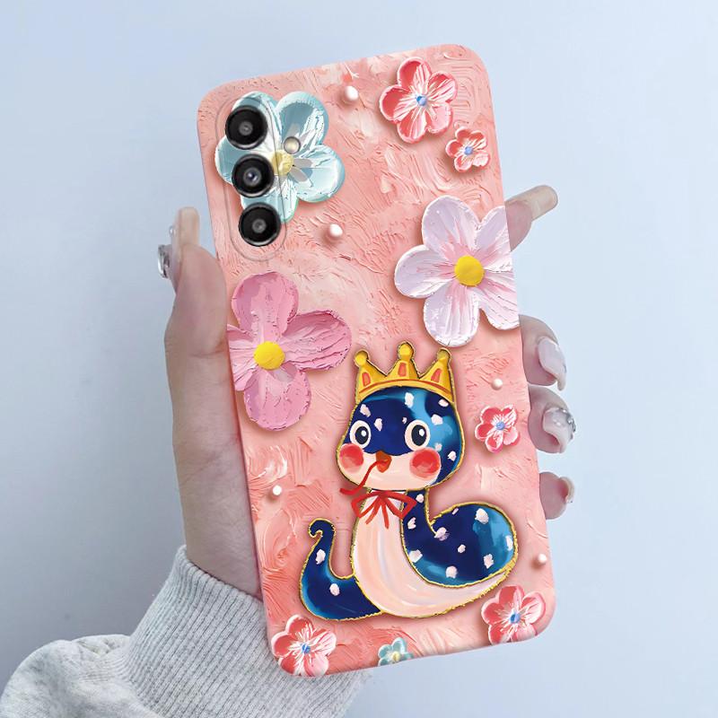 For Samsung A16 A56 5G Phone Case Butterfly Flower Girls 2025 Design Soft Silicone TPU Back Housing for Galaxy A 16 A 56 Covers