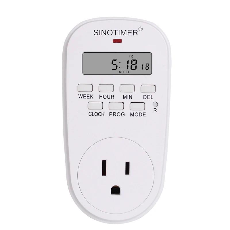 BR EU UK TH Israel Plug-in Timer Switch 7-Day Cycle Programmable Digital Display Time Relay Timer Plug Socket Timers Control3