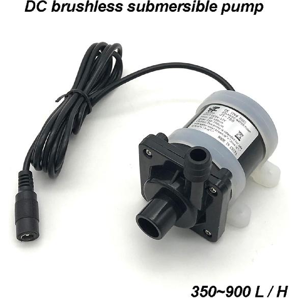 JT-750 Submerible Water Pump DC 12V 24V Brushless Motor Water Circulation Solar Pump 350~900L/h(8-24V)