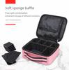 Professional Portable Waterproof Cosmetic Bag with Multi-functional Storage and Partition for Makeup and Eyelash Tools