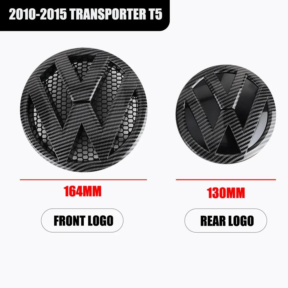For VW 1/2pcs Car Front Grill Badge Rear Trunk Emblem Cover Accessories For Volkswagen VW Transporter T5 2010 2011 2012 2013 2 ADFGH1