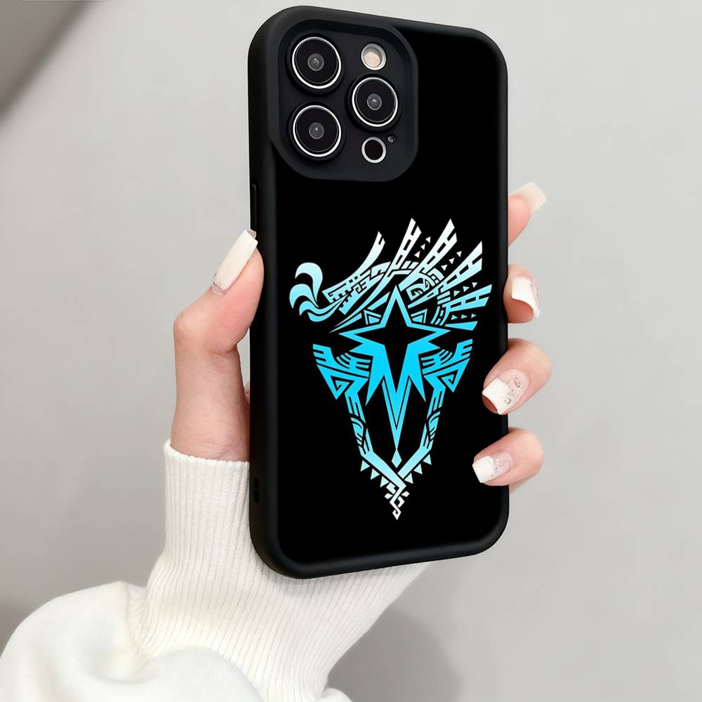 Игровой M-Monster H-Hunter Ударопрочный Мягкий Чехол Для Телефона Для IPhone 17 Air 17 16 15 14 13 12 11 Plus Pro Max