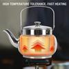 Hammered Finish Metal Tea Kettle 1L Capacity Stovetop Tea Kettle Serving Tea Pot  For Tea Lovers
