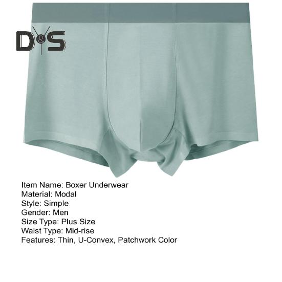 Мужские трусы-боксеры облегающего кроя, цветные шорты-трусы с эластичной резинкой на средней талии, плавные линии, U-образные трусики