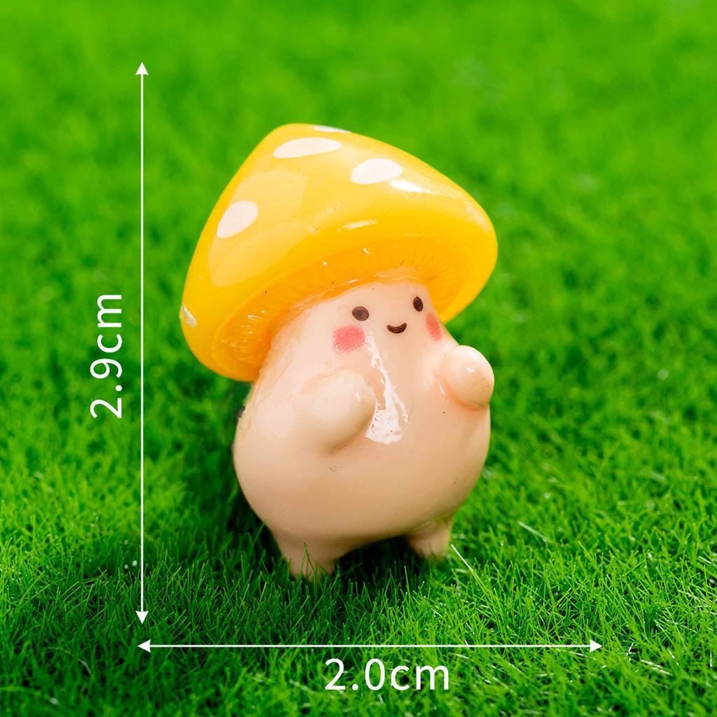 Пейзаж Гриб Микро Эльф Смола Орнаменты Для Рабочего Стола Креативное Украшение