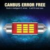 10pcs C5W LED C10W Canbus Festoon 31mm 36mm 39mm 41mm Error Free Car Interior Reading Light 12SMD 4014 Chips License Plate Bulbs Auto Lamp DC 12V